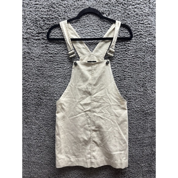 Afends Mae Hemp Overall Dress in Macadamia Size 2 US‎ - Picture 1 of 11
